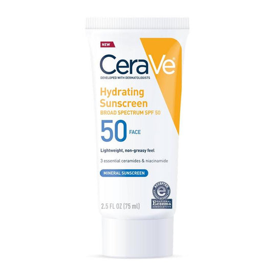 Cerave Hydrating Sunscreen SPF 50 Face Lotion 75ml