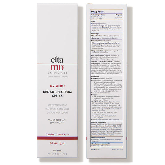 ELTA MD UV SHIELD BROAD-SPECTRUM SPF 45 FACE AND BODY SUNSCREEN - Bambi Glow