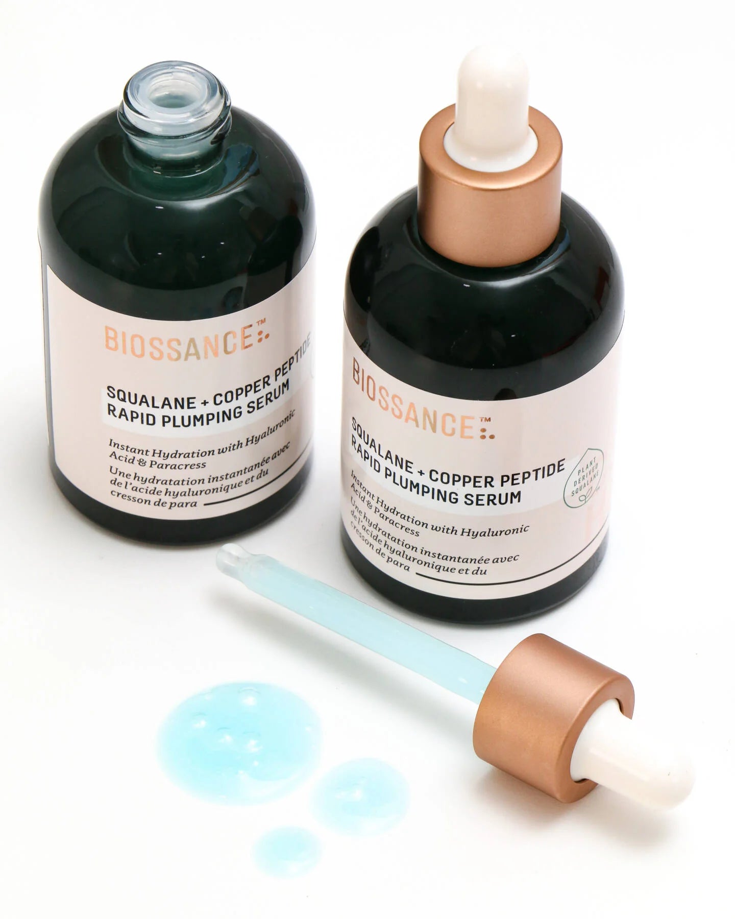 BIOSSANCE Squalane + Copper Peptide Rapid Plumping Serum-50ml