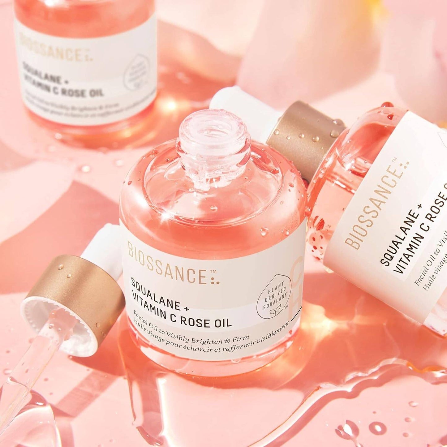 Biossance Squalane + Vitamin C Rose Oil -30ml