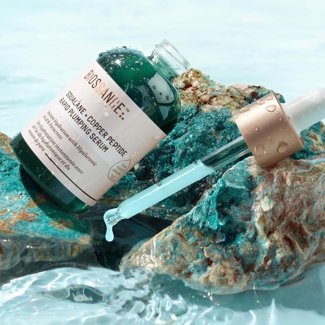 BIOSSANCE Squalane + Copper Peptide Rapid Plumping Serum-50ml