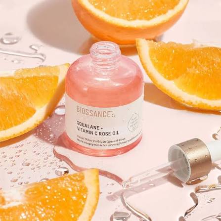 Biossance Squalane + Vitamin C Rose Oil