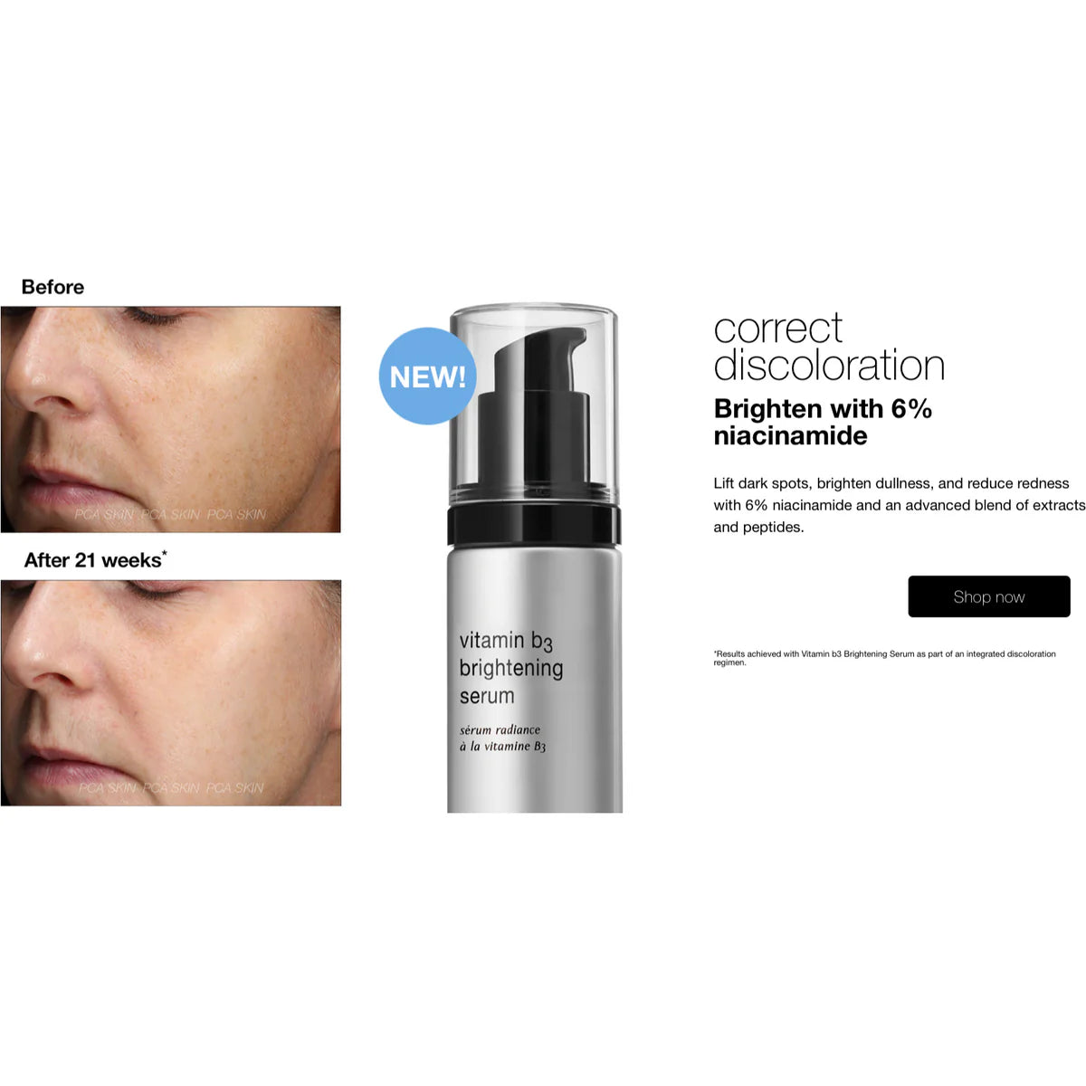 PCA Skin Vitamin b3 Brightening Serum-30ml