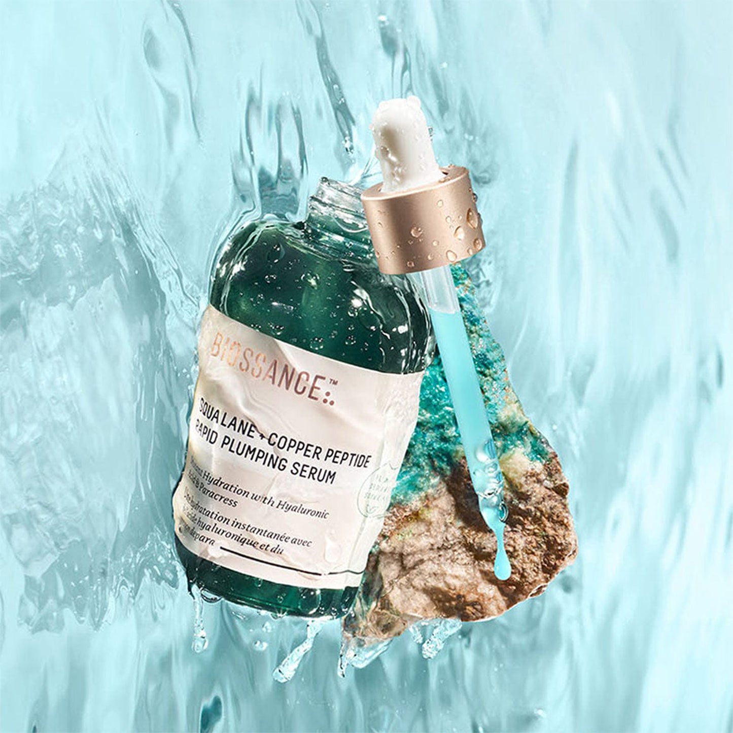 BIOSSANCE Squalane + Copper Peptide Rapid Plumping Serum-50ml