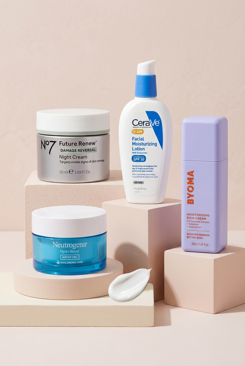New moisturisers collection design