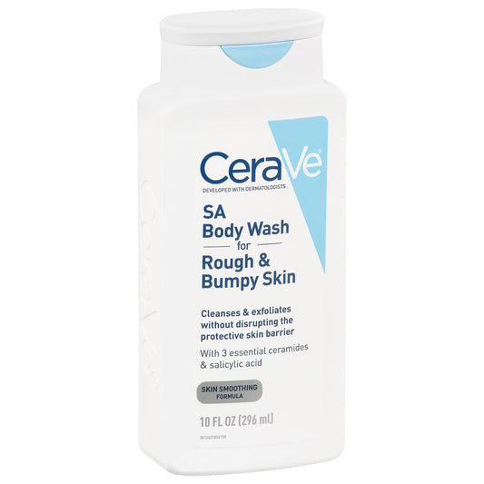 CeraVe SA Body Wash for Rough & Bumpy Skin – 296ml