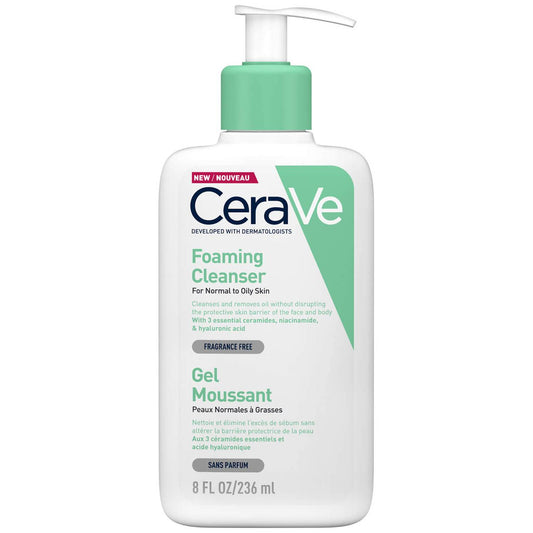 CeraVe Facial Foaming Cleanser.