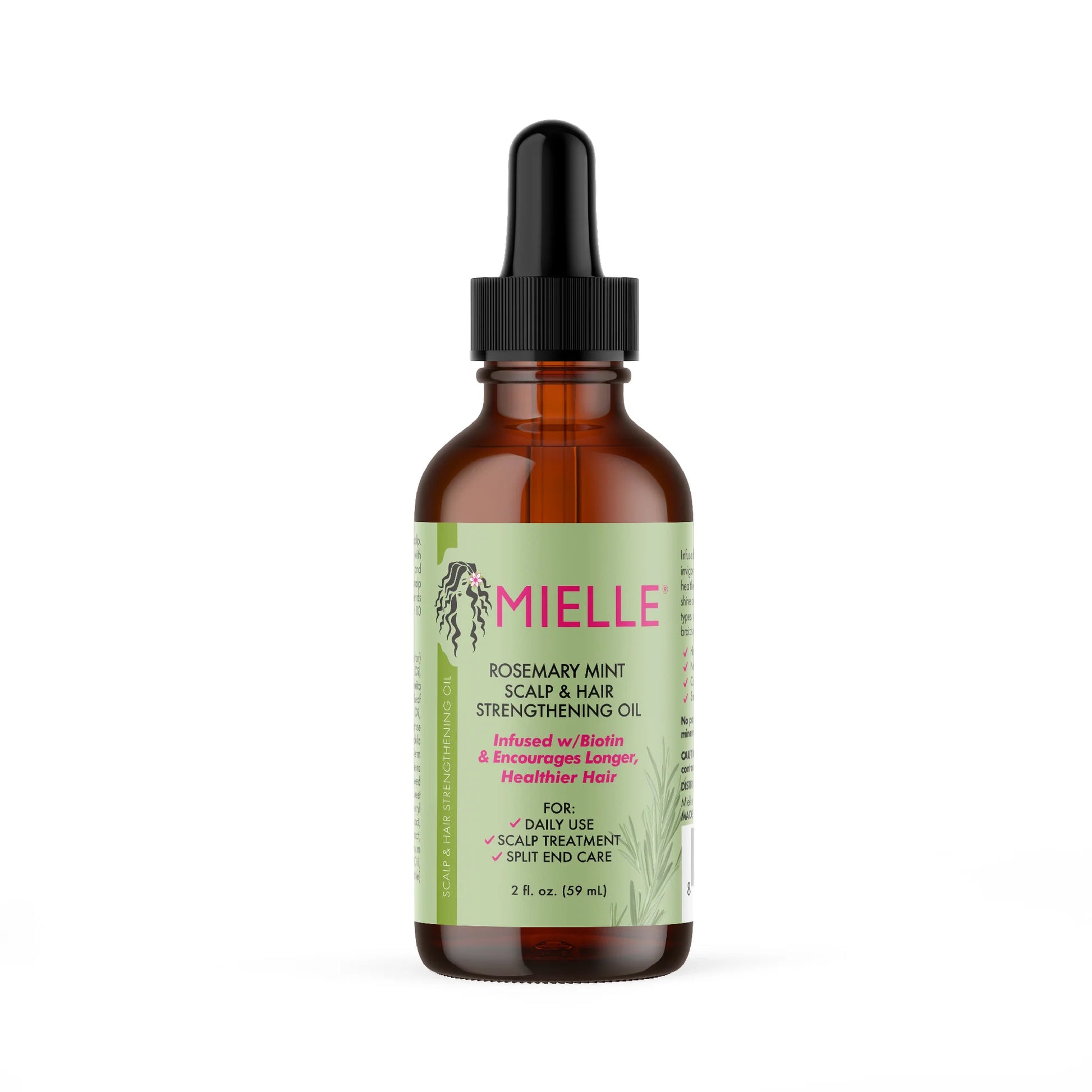 Mielle Rosemary Mint Scalp & Hair Strengthening Oil – 59ml - Bambi Glow