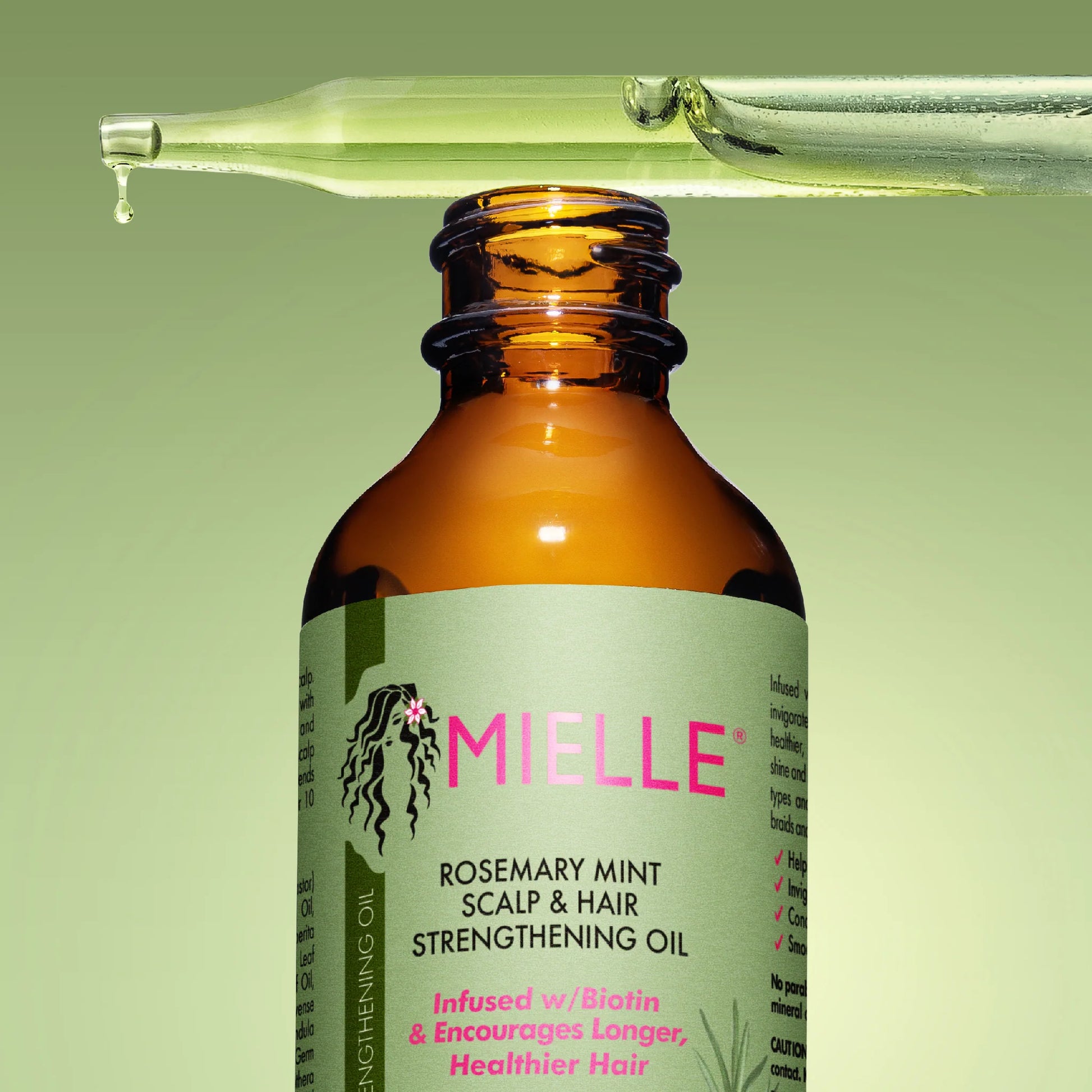 Mielle Rosemary Mint Scalp & Hair Strengthening Oil – 59ml - Bambi Glow