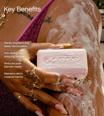 Topicals Faded Brightening & Cleansing Body Bar for Uneven Skin Tone (2 Pack)