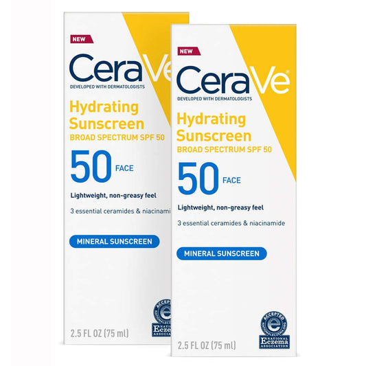 Cerave Hydrating Sunscreen SPF 50 Face Lotion 75ml