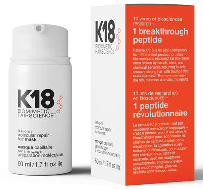 K18 leave-in molecular repair hair mask