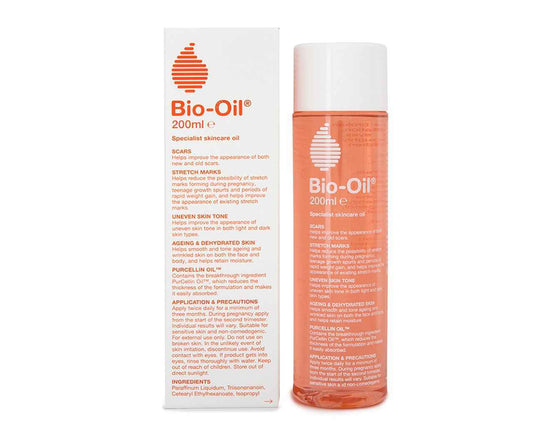 Bio-Oil 200ml Skincare Oil For Scars, Stretch Marks And Uneven Skin Tone