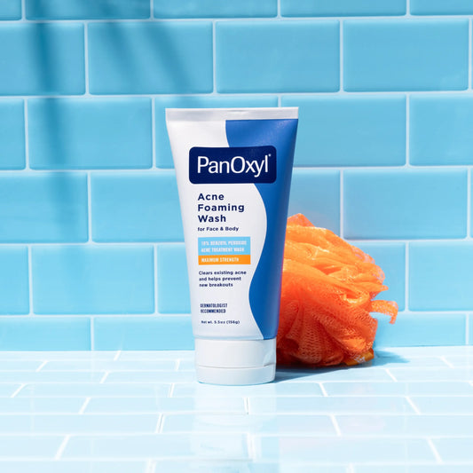 PanOxyl Acne Foaming Wash Benzoyl Peroxide 10% Maximum Strength 156g