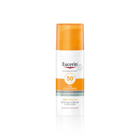 Eucerin Sun Oil Control Face Protection Sun Cream for Oily & Blemish Prone Skin SPF 50+, 50ml