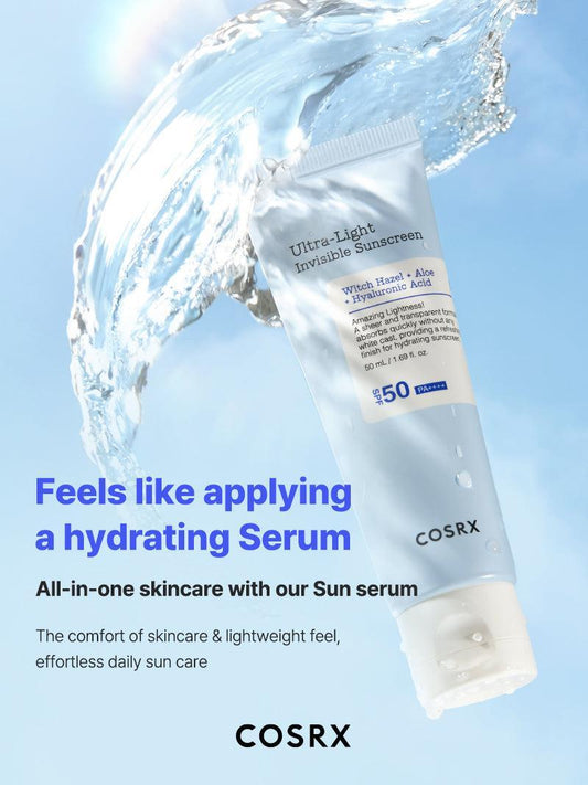 Cosrx Ultra Light Invisible Sunscreen SPF50 PA++++ 50ml
