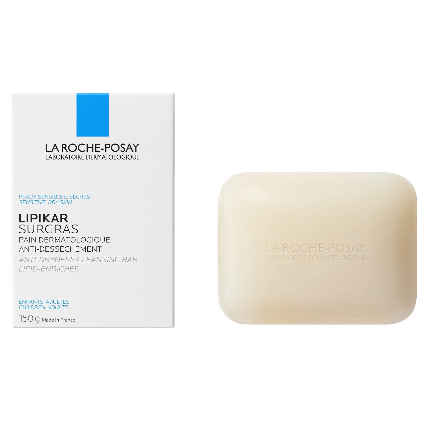 La Roche-Posay Lipikar Surgras Cleansing Soap-150g