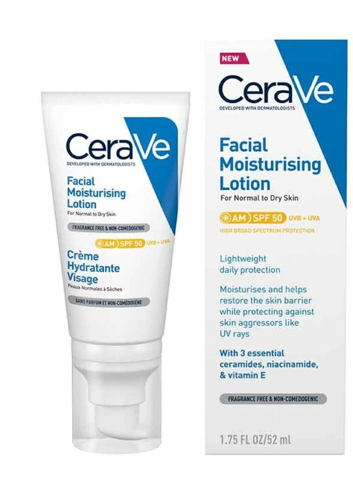 Cerave Moisturizing AM Lotion SPF 50-52Ml